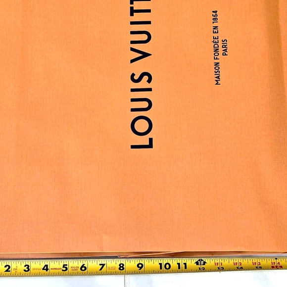 Rare Brand New LOUIS VUITTON Authentic New XXL Orange Gift/Shopping Tote… - Picture 11 of 13